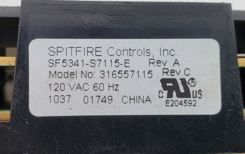 Frigidaire Range Control 316557115