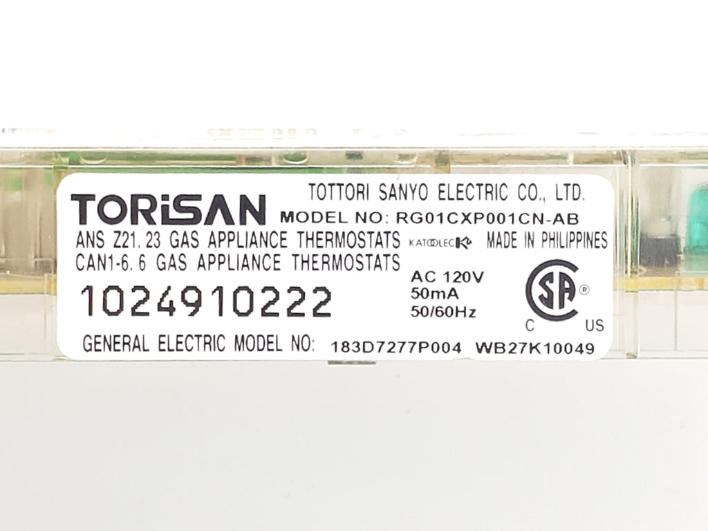 OEM GE Range Control Board WB27K10049