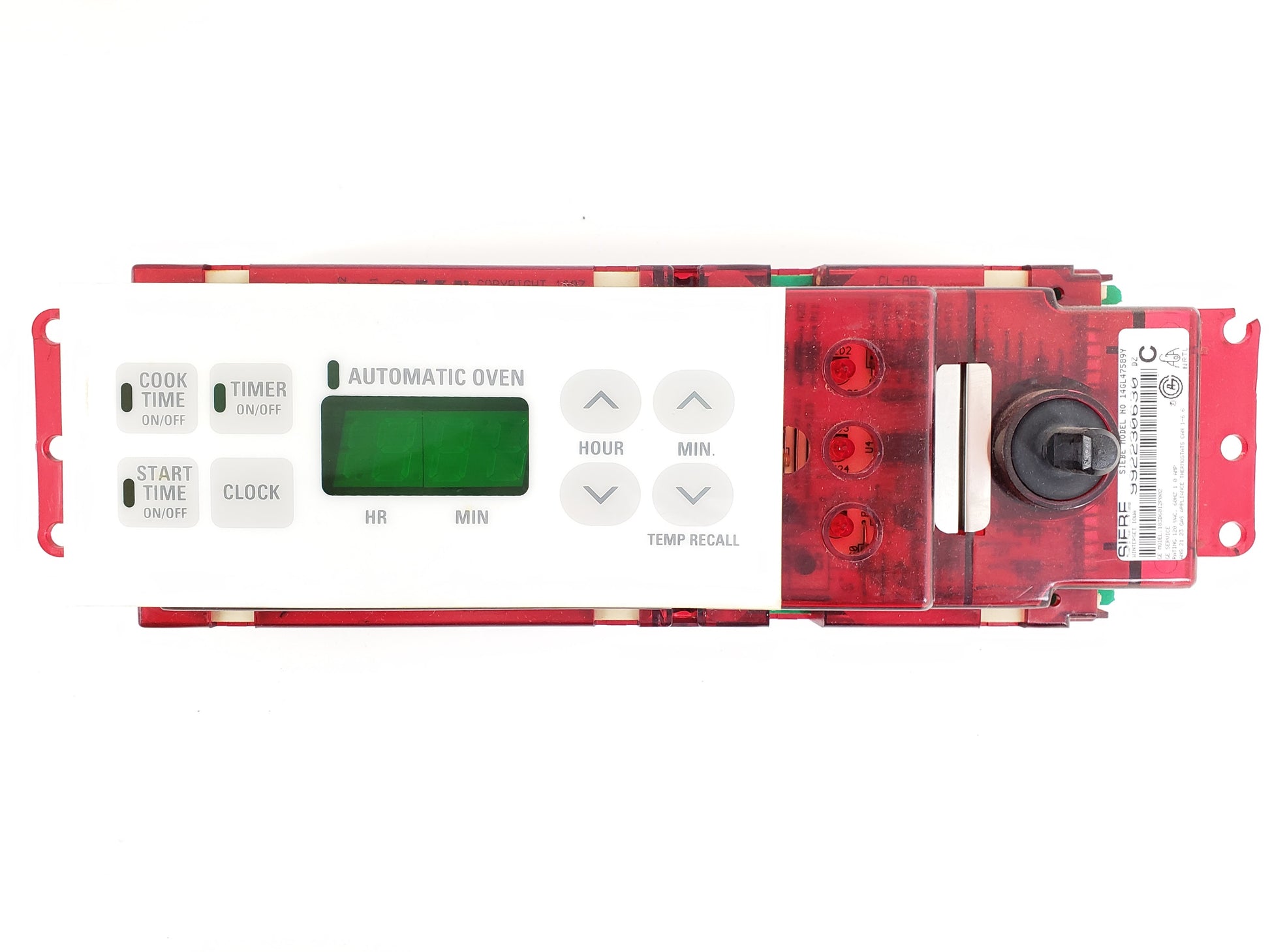 GE Range Control Board 183D6012P002