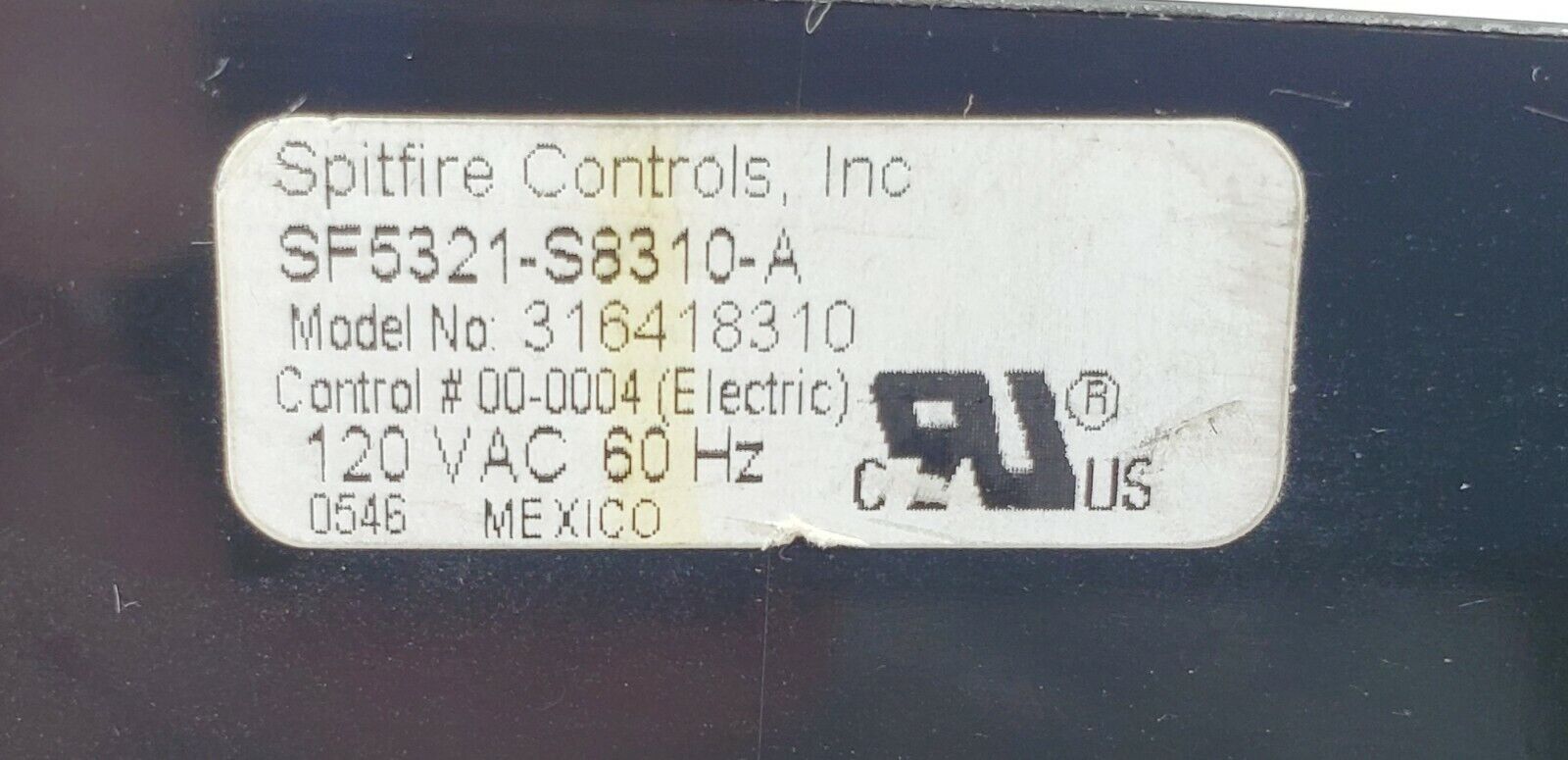 Kenmore Range Control Board 316418310