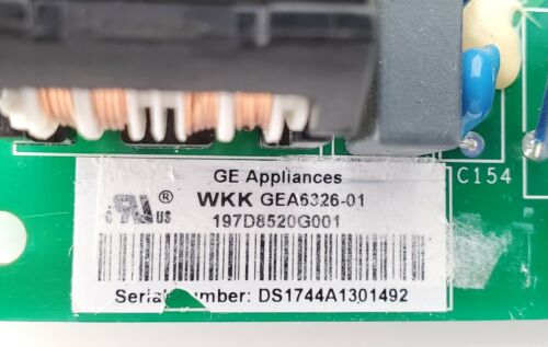 OEM  GE Refrigerator Control 197D8520G001