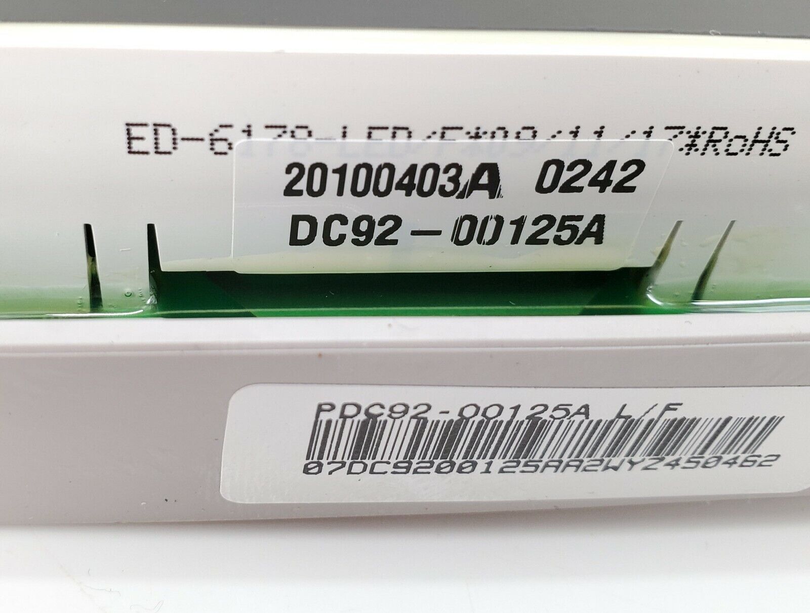 Samsung Washer Control DC92-00130A