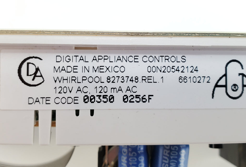 OEM  Whirlpool Range Control Board 8273748