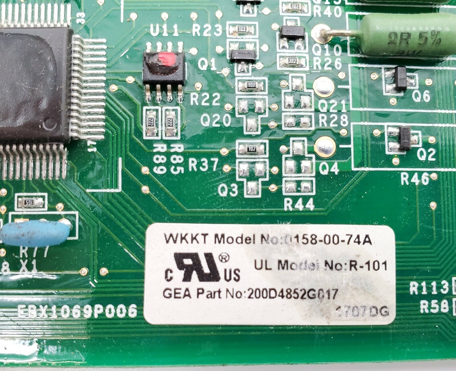 GE Refrigerator Control Board 200D4852G017