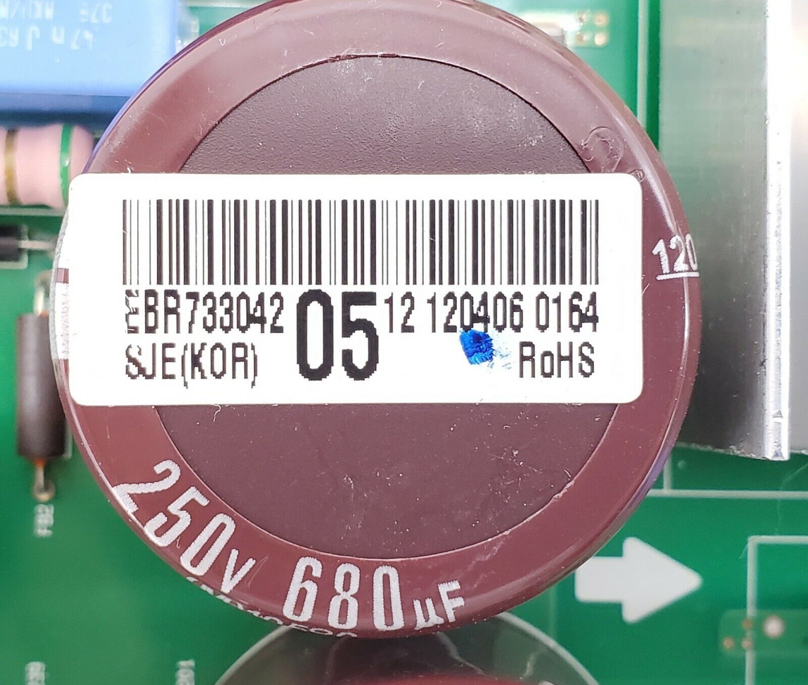 LG Refrigerator Control Board EBR73304205