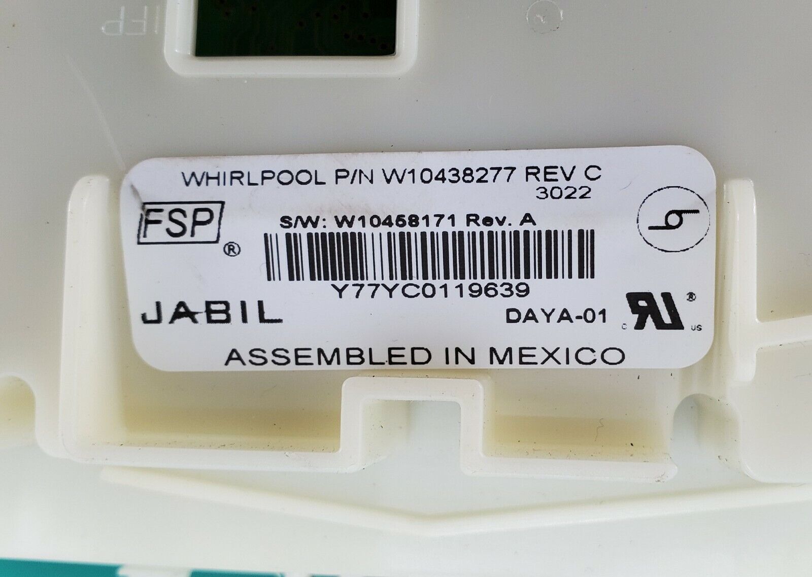 OEM  Whirlpool Dishwasher Control W10438277