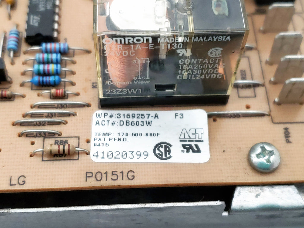 Whirlpool Wall Oven Control 3169257