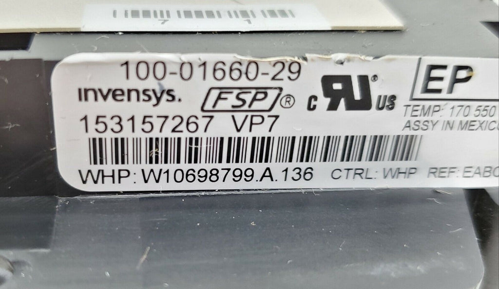 OEM  Whirlpool Range Control W10698799