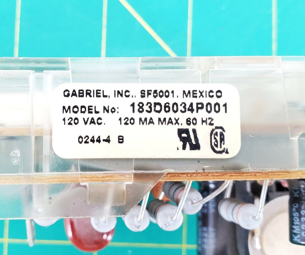 GE Range Control 183D6034P001