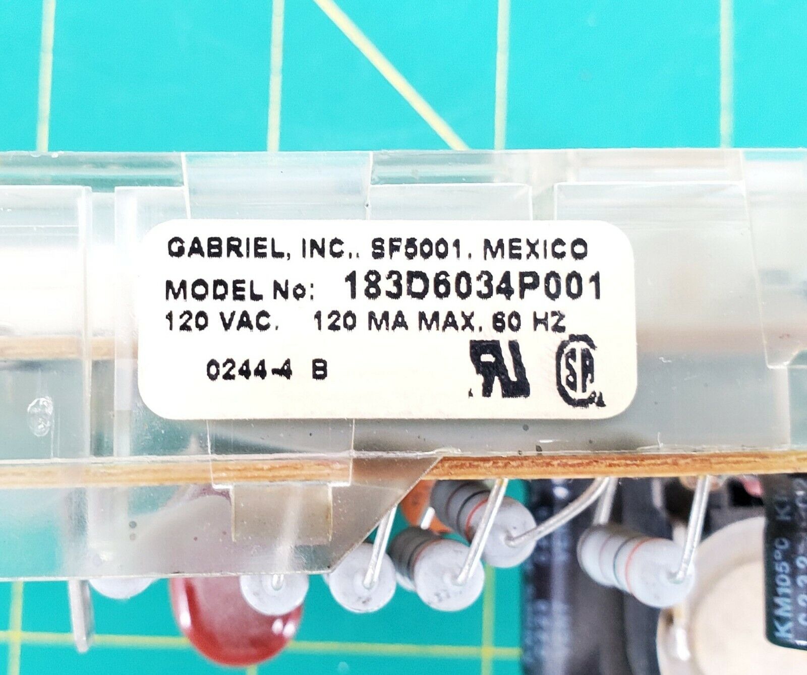 GE Range Control 183D6034P001