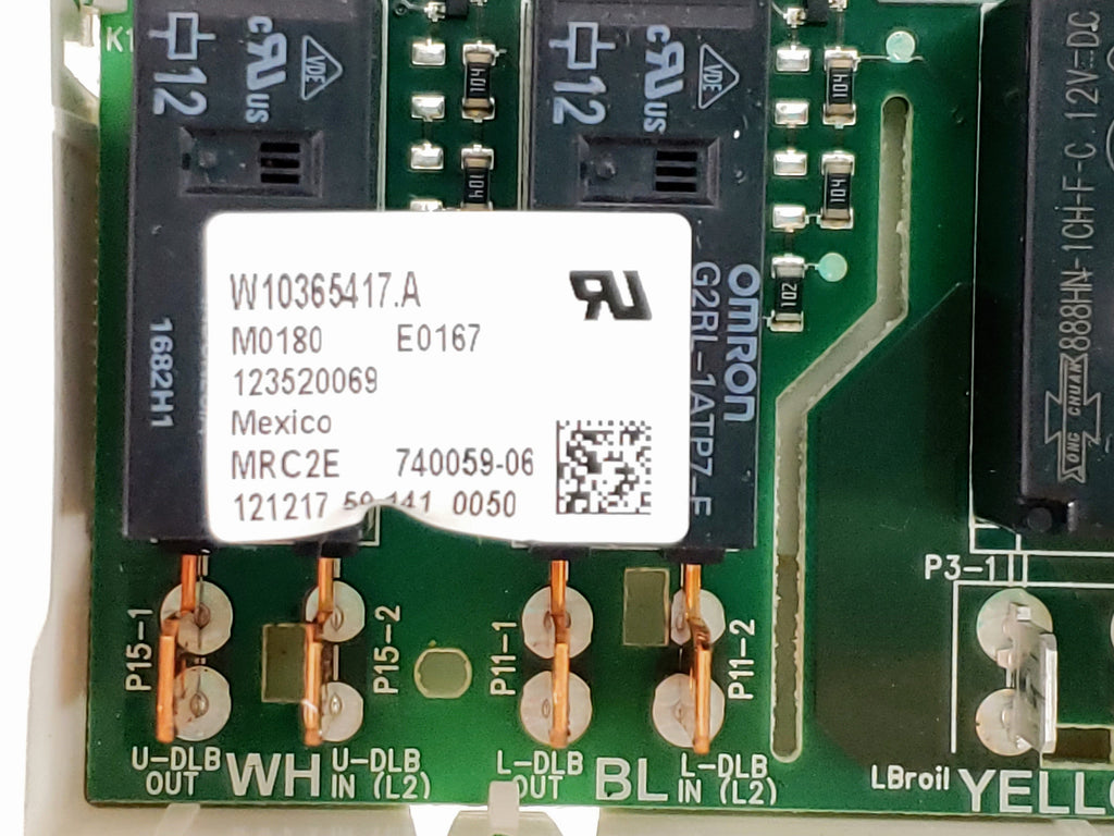 Whirlpool Range Control Board W10365417