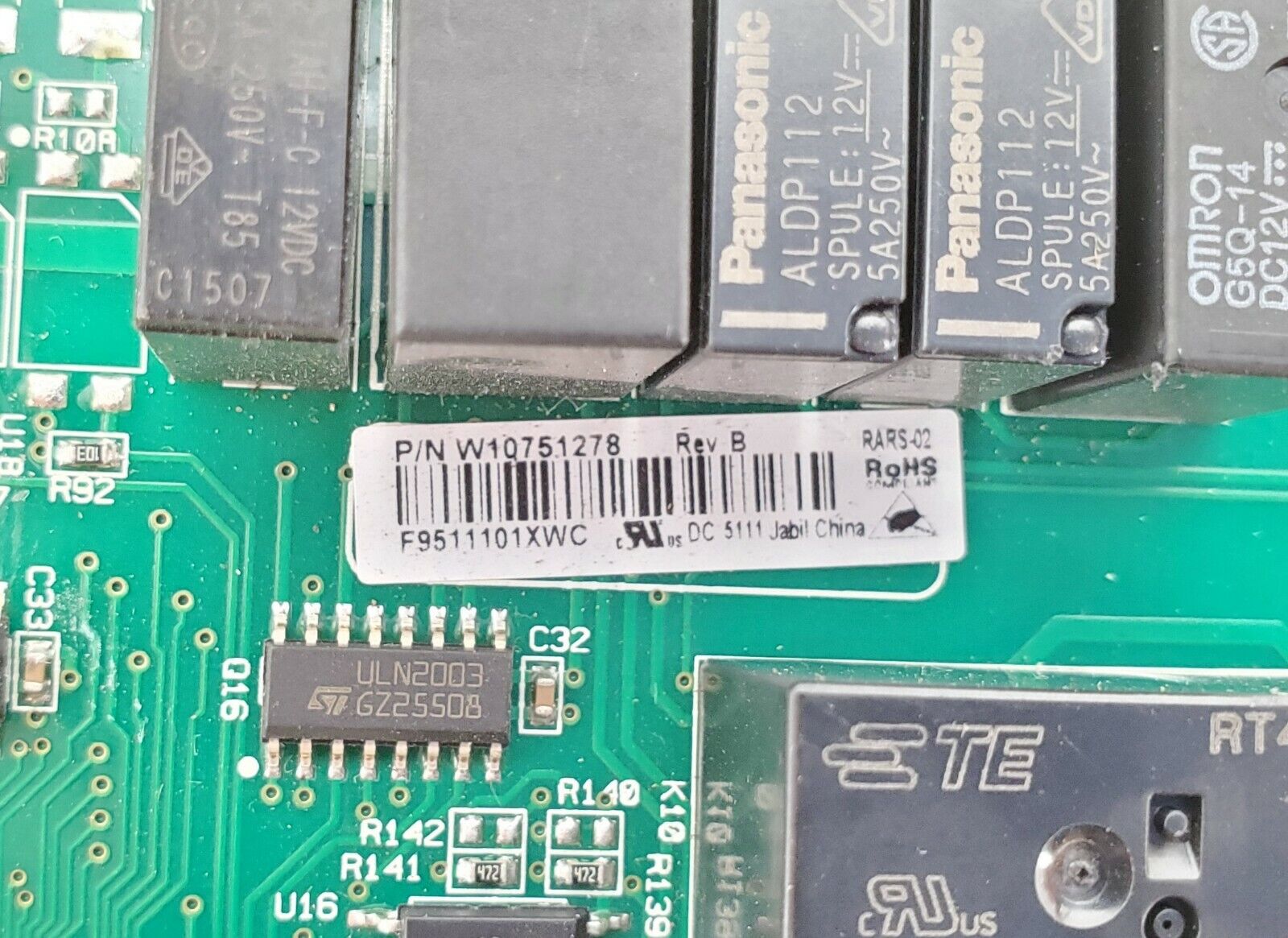 Jenn-Air Control Board W10751278