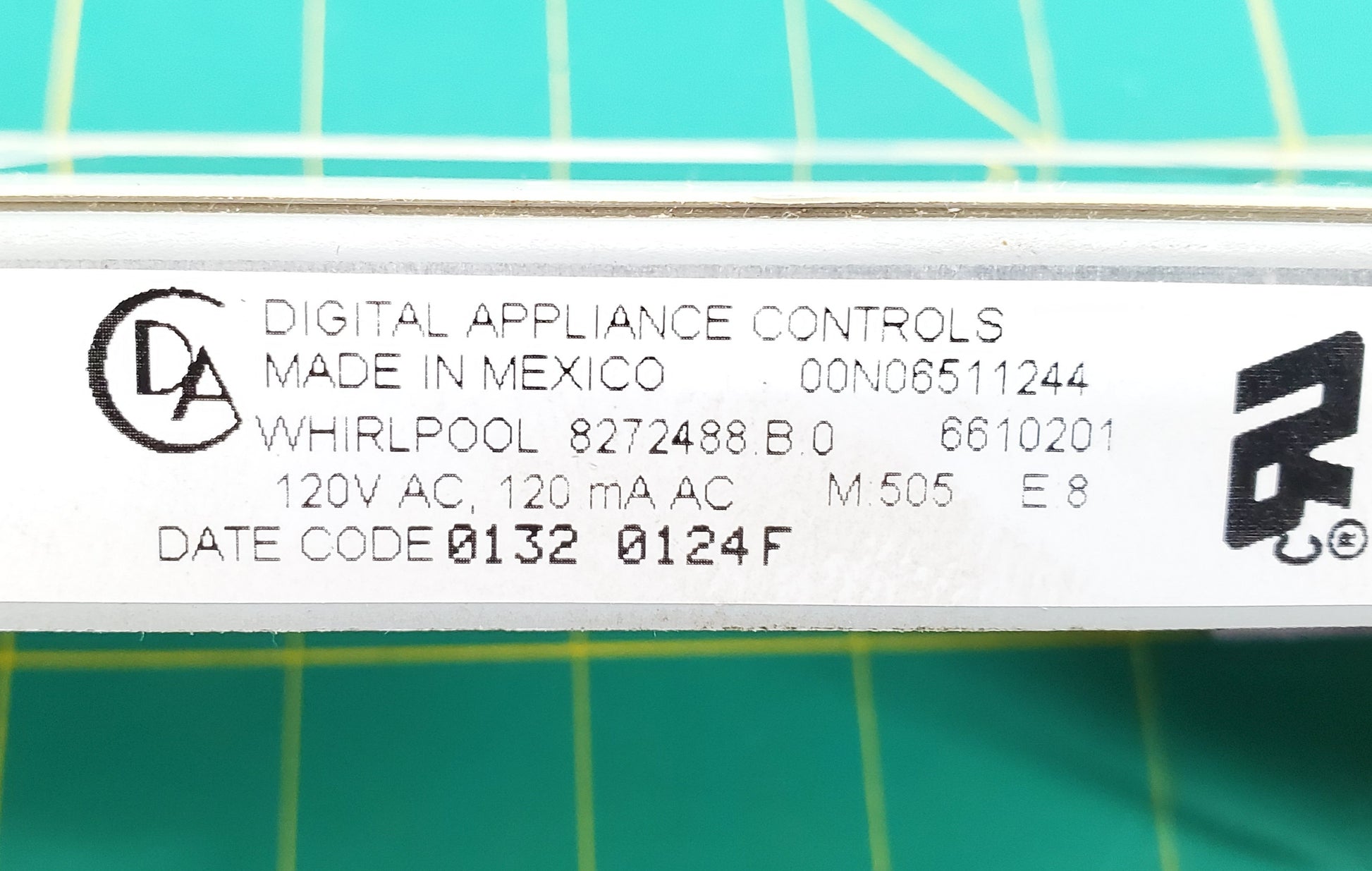Whirlpool Range Control Board 8272488