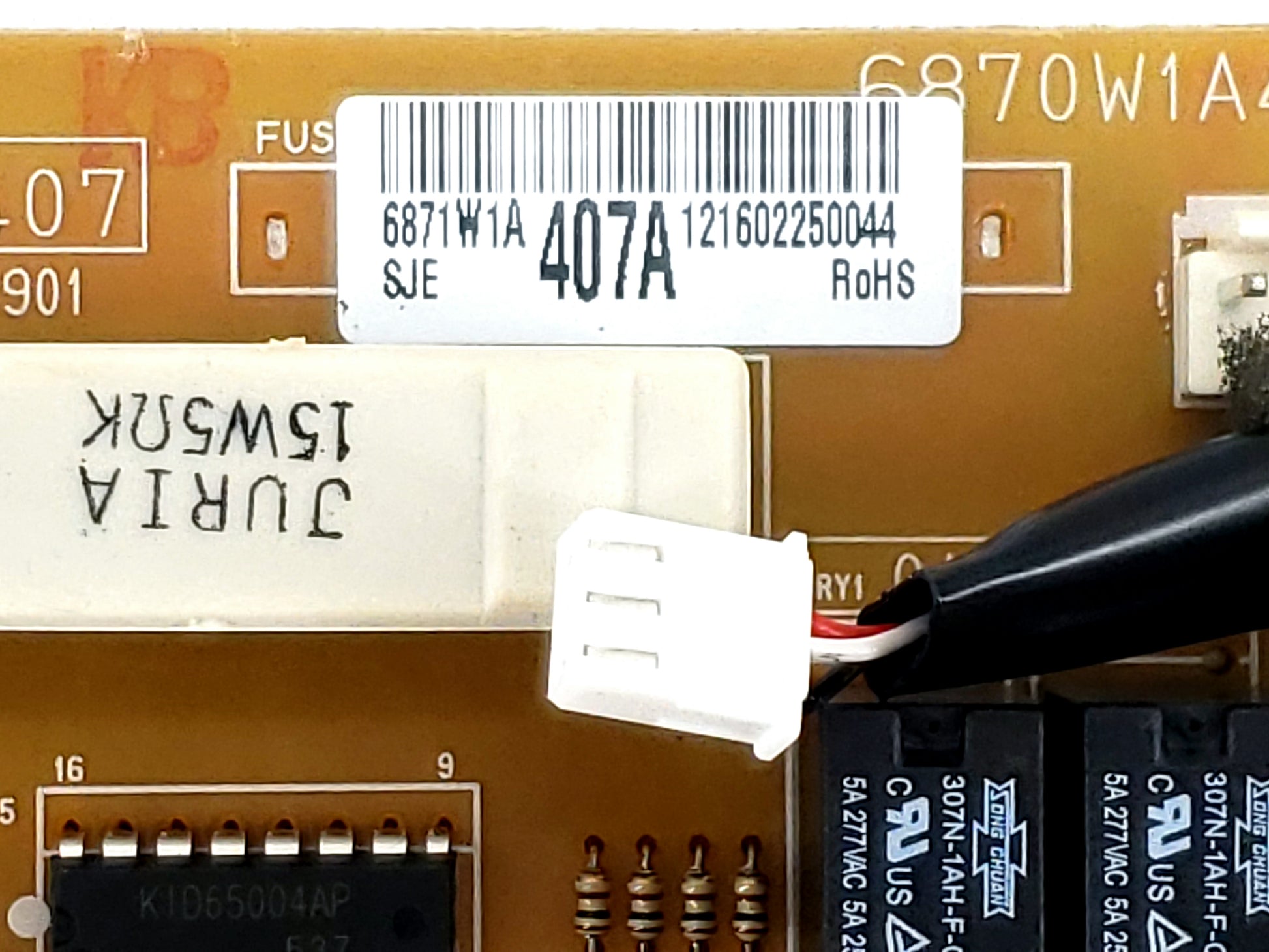 OEM  GE Microwave Control Board 6871W1A407A