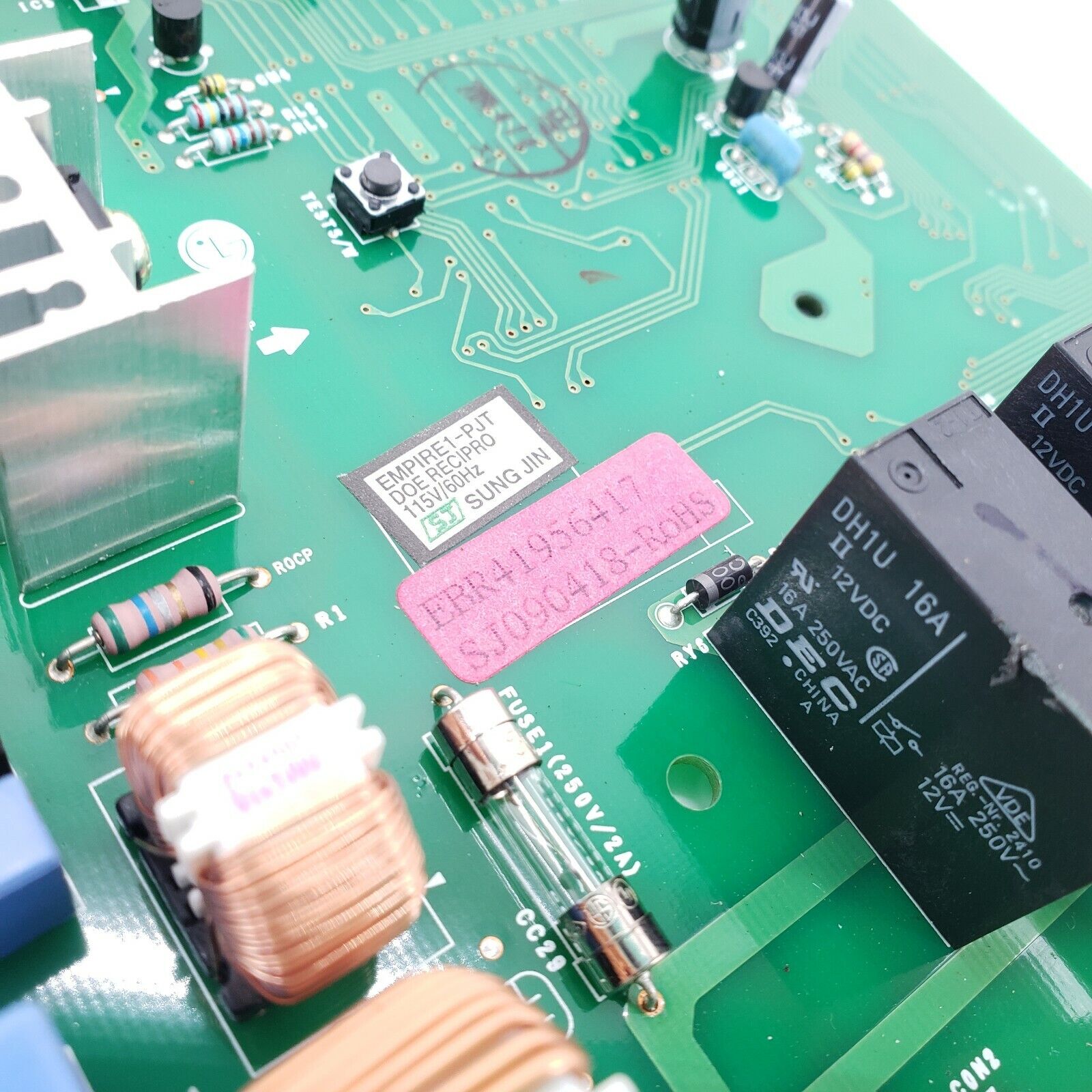 OEM  LG Refrigerator Control EBR41956417