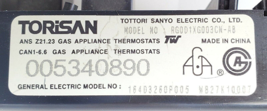 OEM  GE Range Control WB27K10007