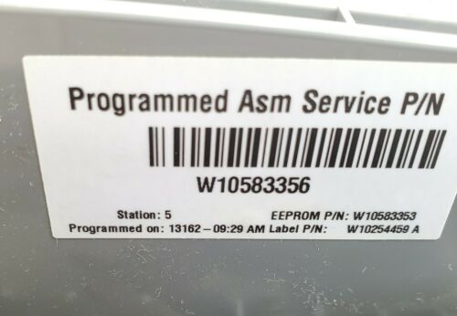 OEM  Whirlpool Washer Control Board W10583356