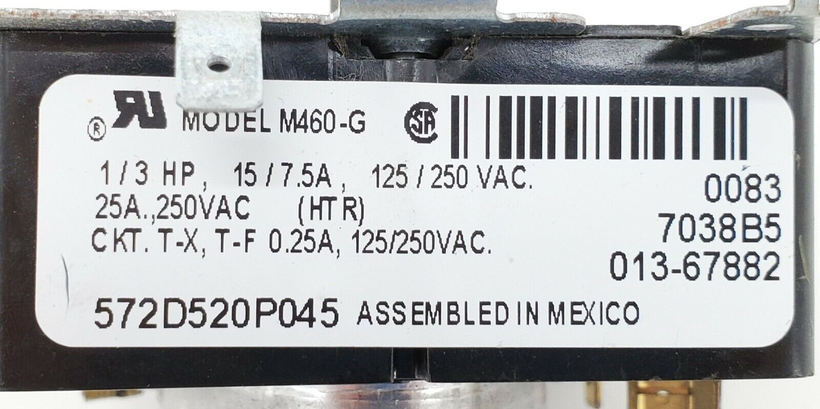 OEM GE Dryer Timer Assembly 572D520P045 Same Day Shipping & Lifetime Warranty
