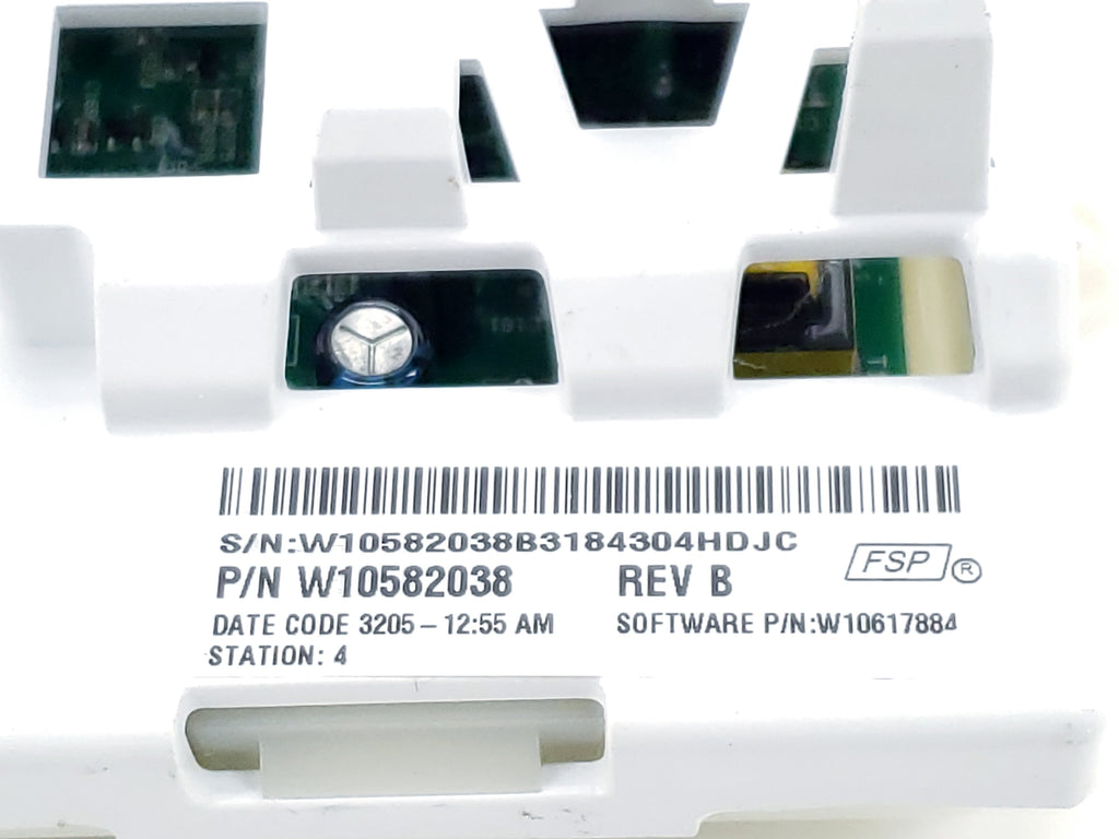 Whirlpool Washer Control Board W10582038