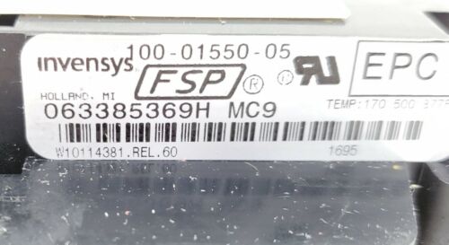 Whirlpool Range Control Board W10114381