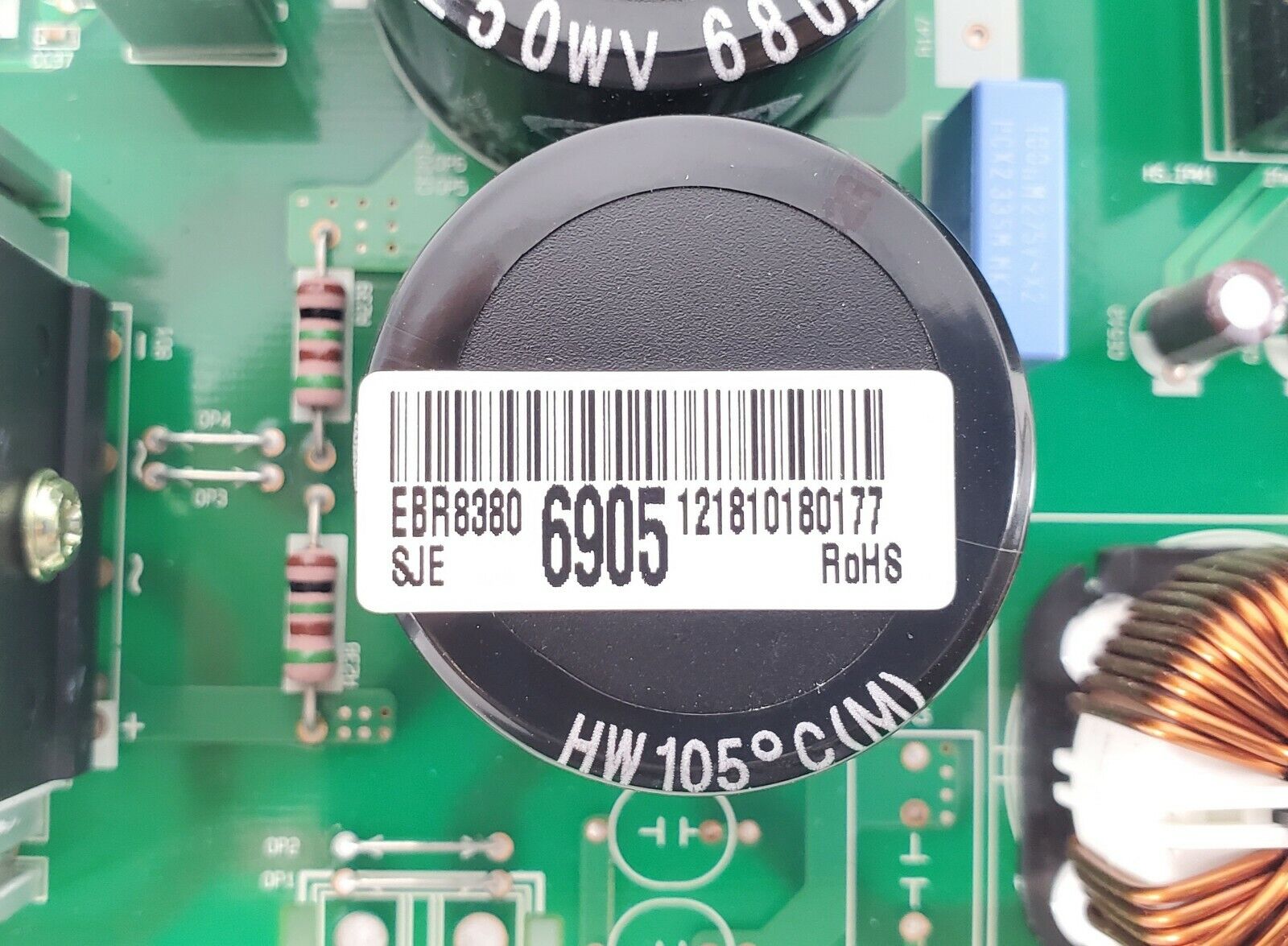 OEM  LG Refrigerator Control EBR83806905