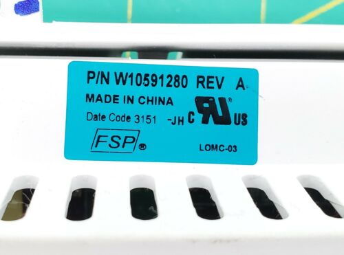 Whirlpool Washer Control Board W10591280
