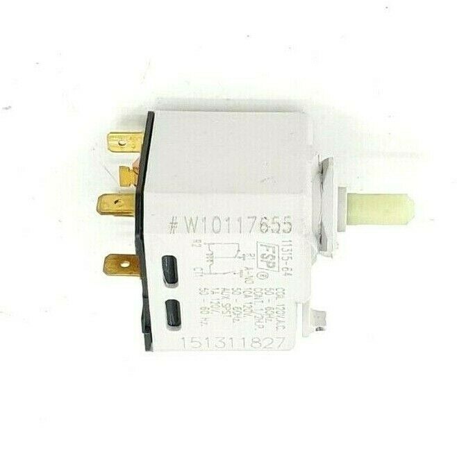 OEM Kenmore Maytag Dryer Switch W10117655 Same Day Shipping & Lifetime Warranty
