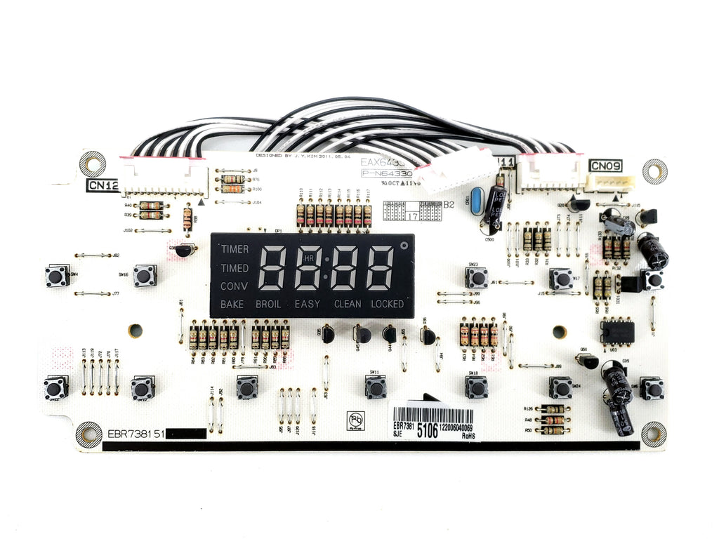 New  LG Range Control Board EBR73815106