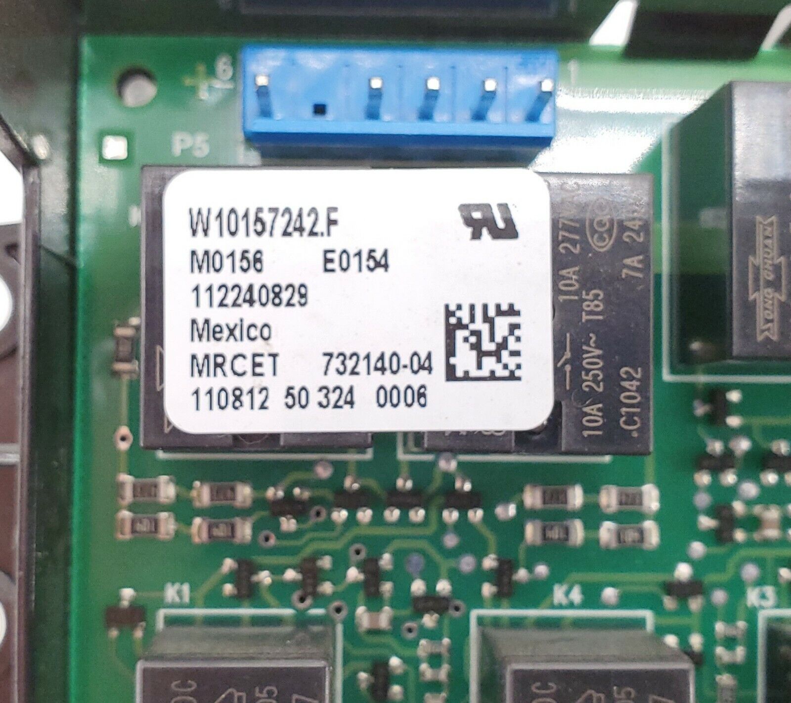 OEM  Whirlpool Range Control Board W10157242