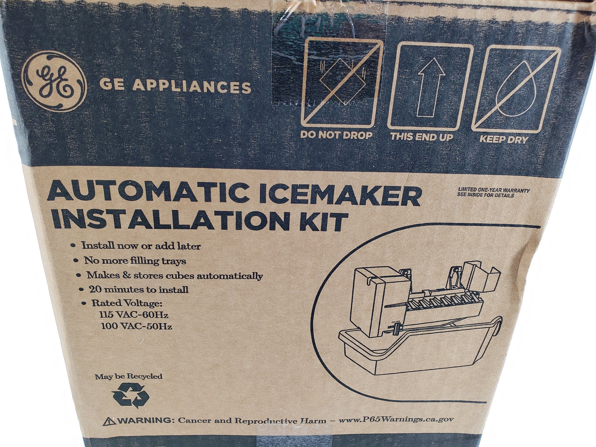 New  GE Refrigerator Ice Maker Kit IM4D