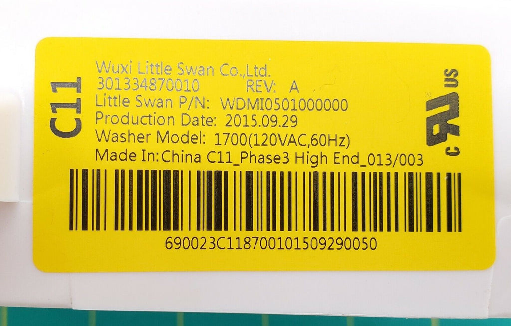 OEM GE Washer Control Board 301334870010 Same Day Shipping & Lifetime Warranty