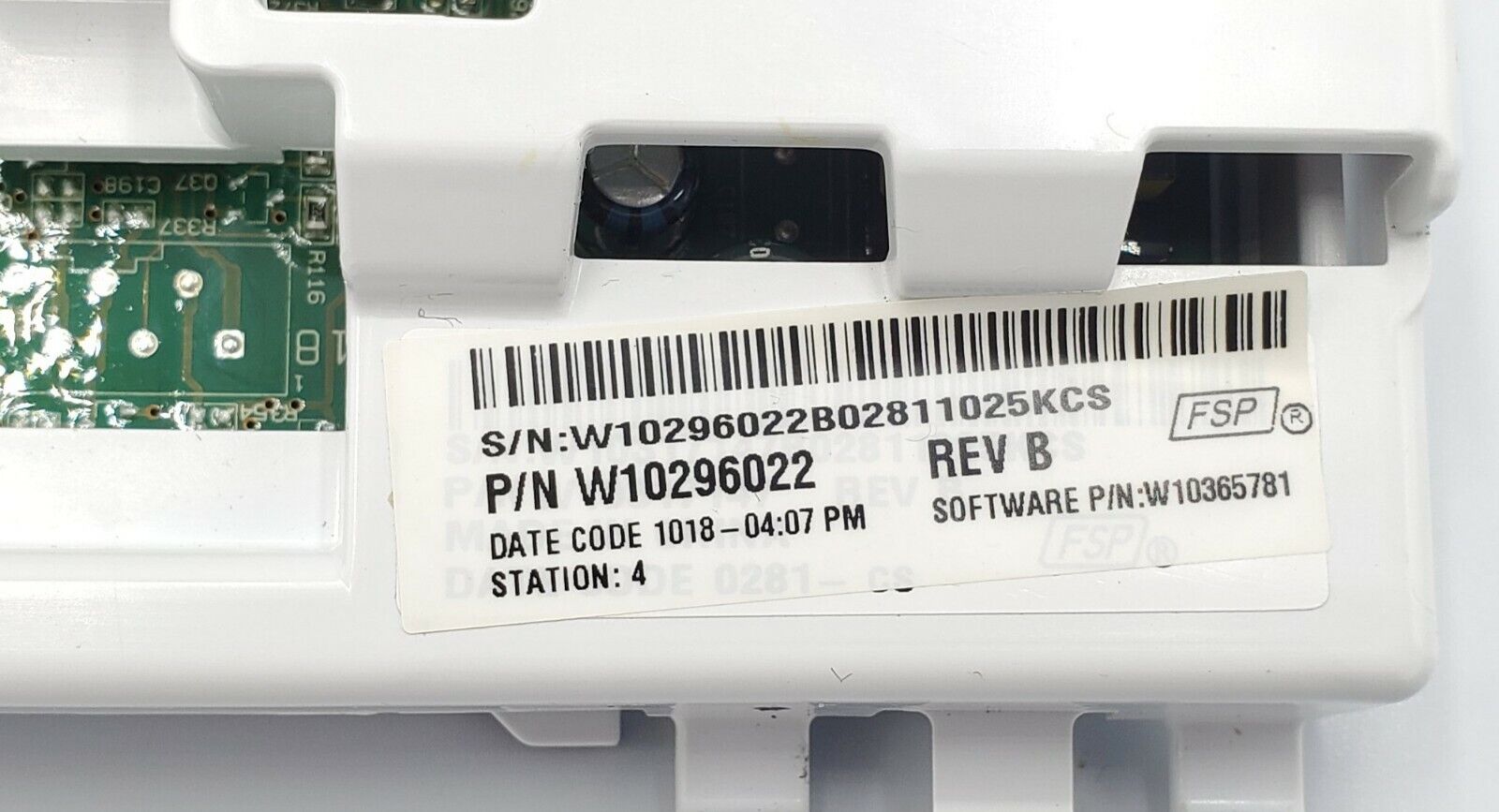 OEM  Maytag Washer Control  W10296022
