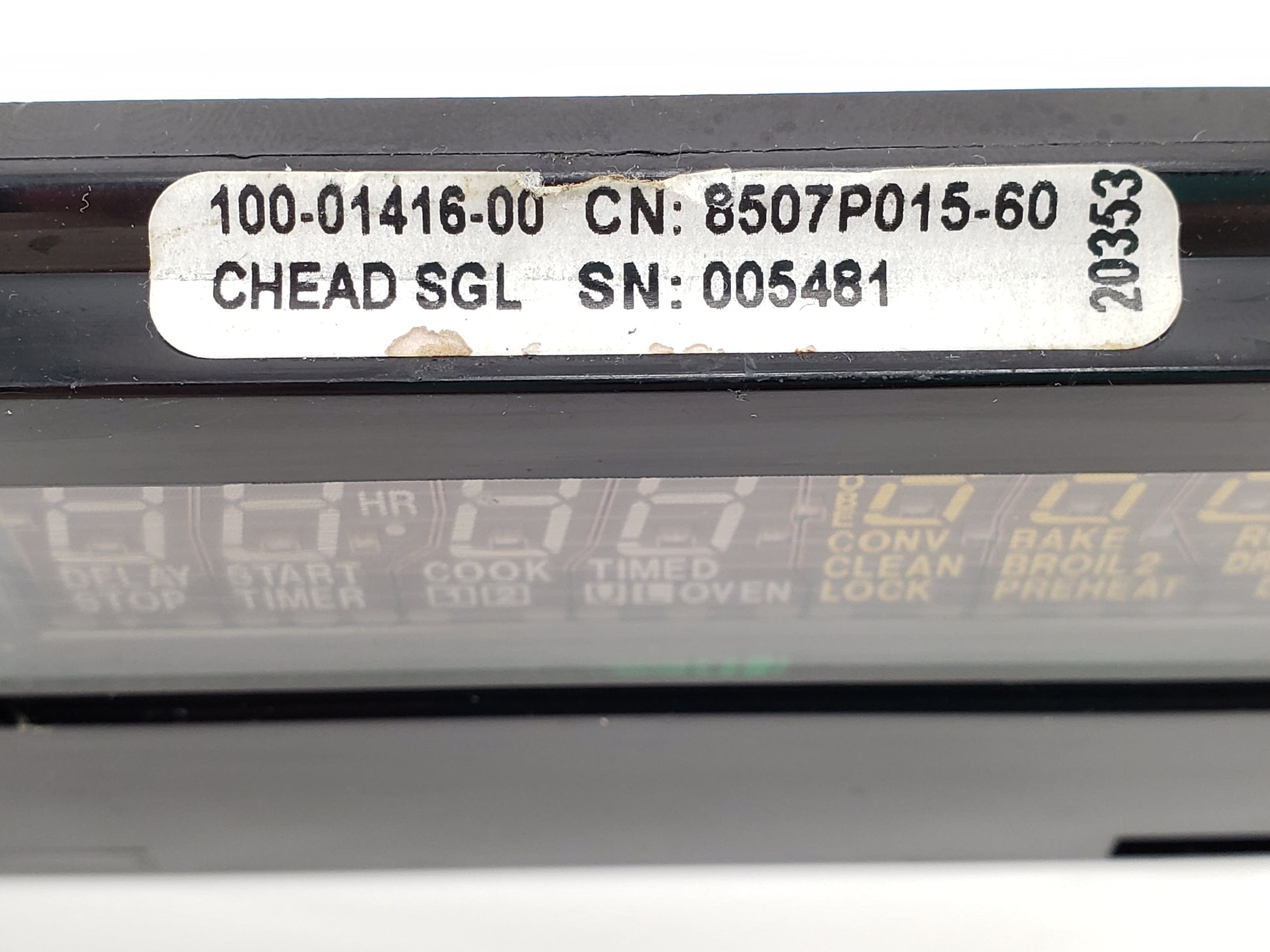 OEM  Jenn-Air Range Control Board 8507P015-60