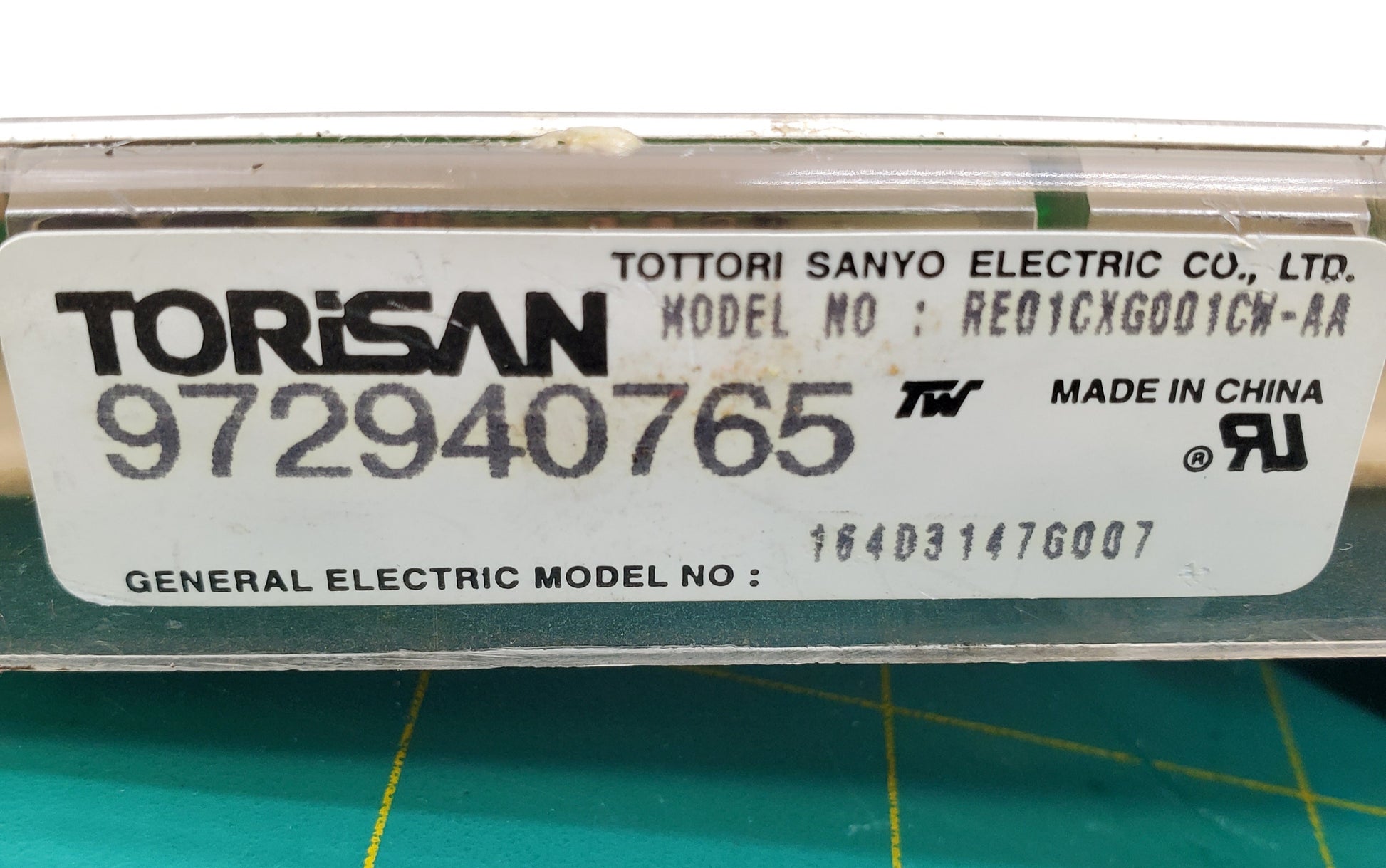 GE Range Control 164D3147G007