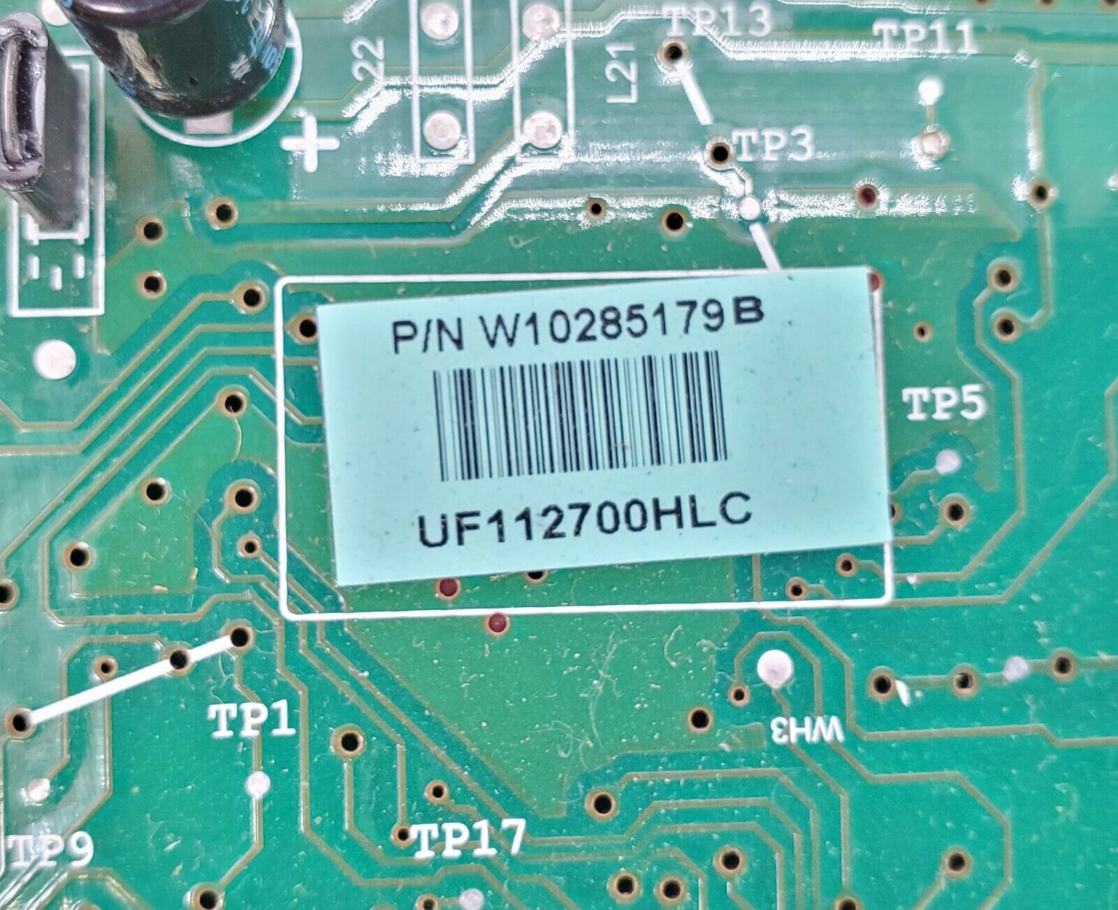 Whirlpool Control Board W10285179
