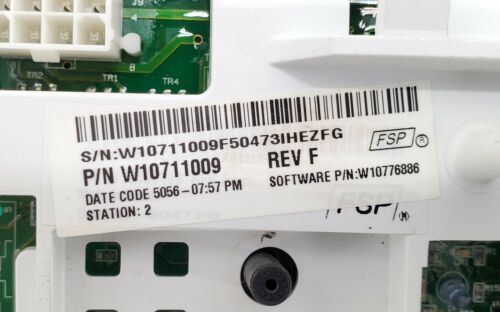 Whirlpool Washer Control Board W10711009