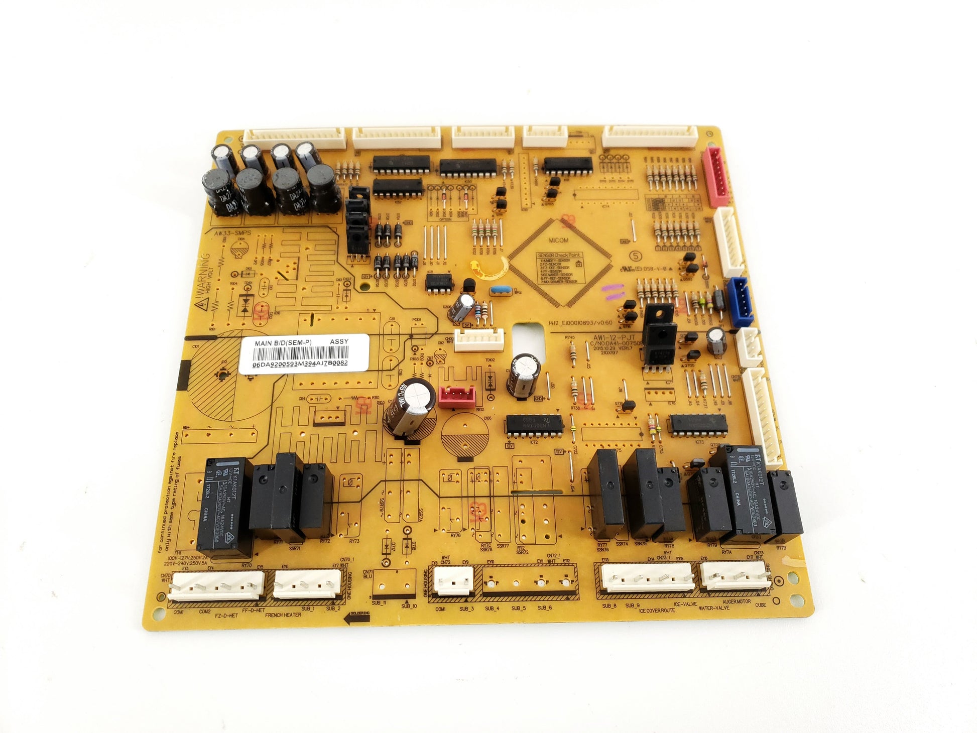 Samsung Refrigerator Control Board DA92-00593M
