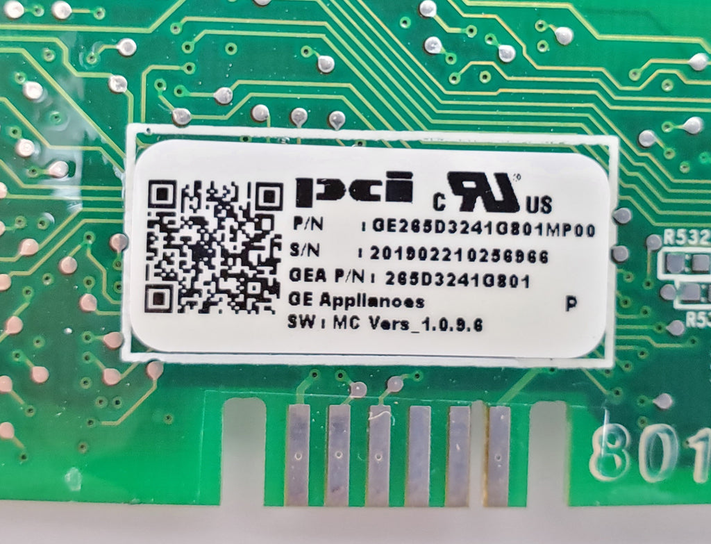 OEM  GE Dishwasher Control 265D3241G801