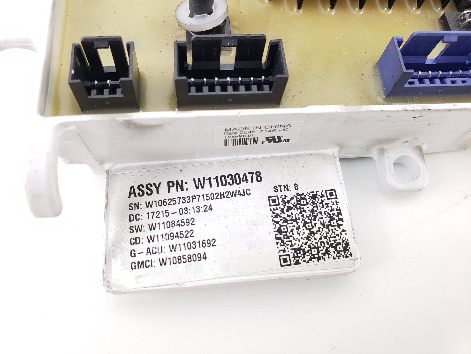 OEM  Whirlpool Washer Control W11030478