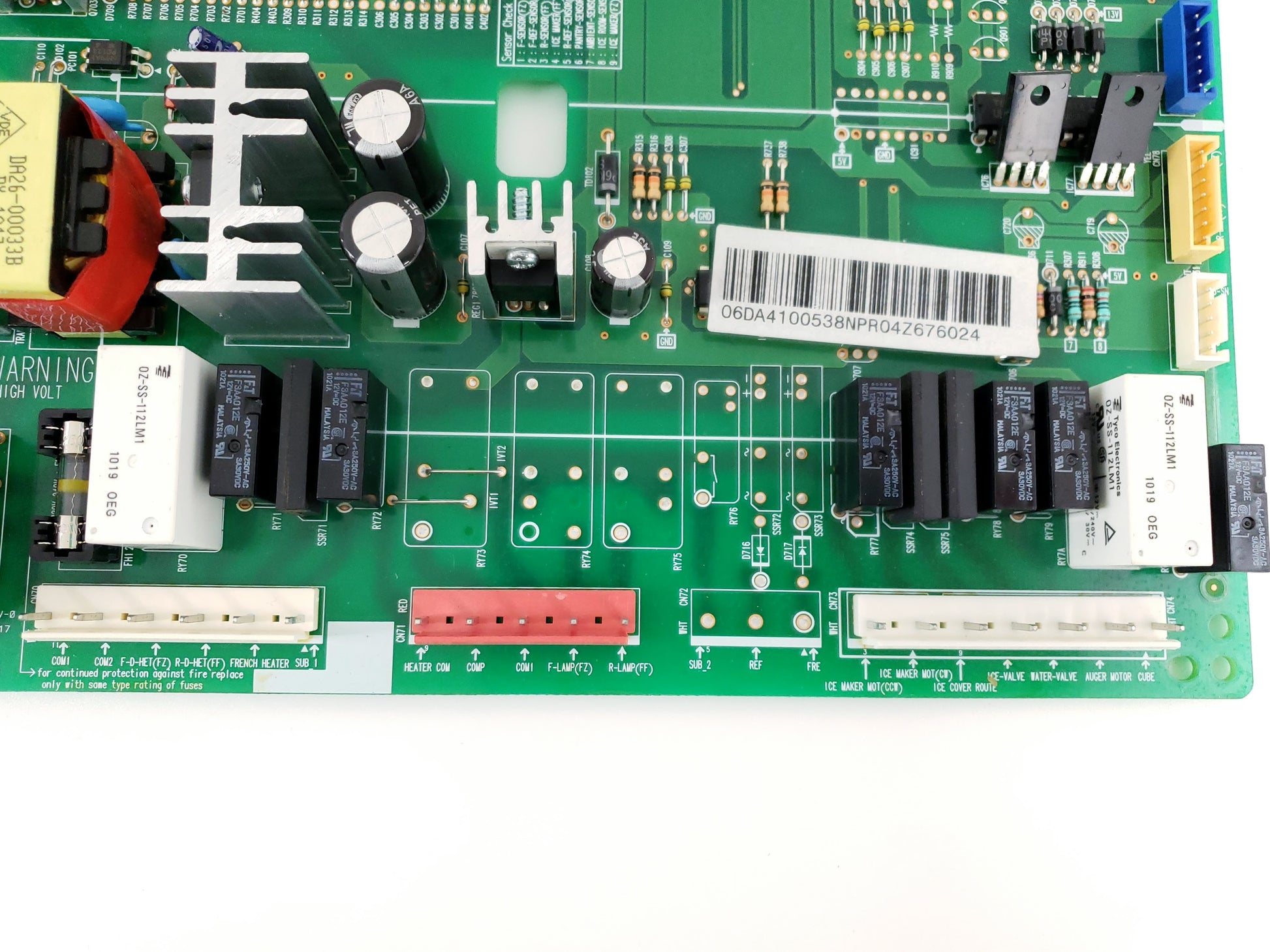 Samsung Refrigerator Control Board DA41-00538N