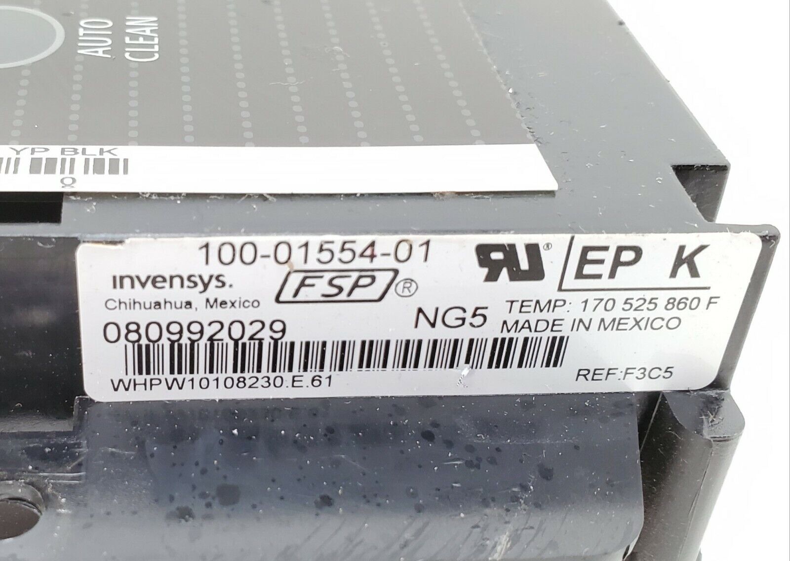 Whirlpool Range Control W10108230