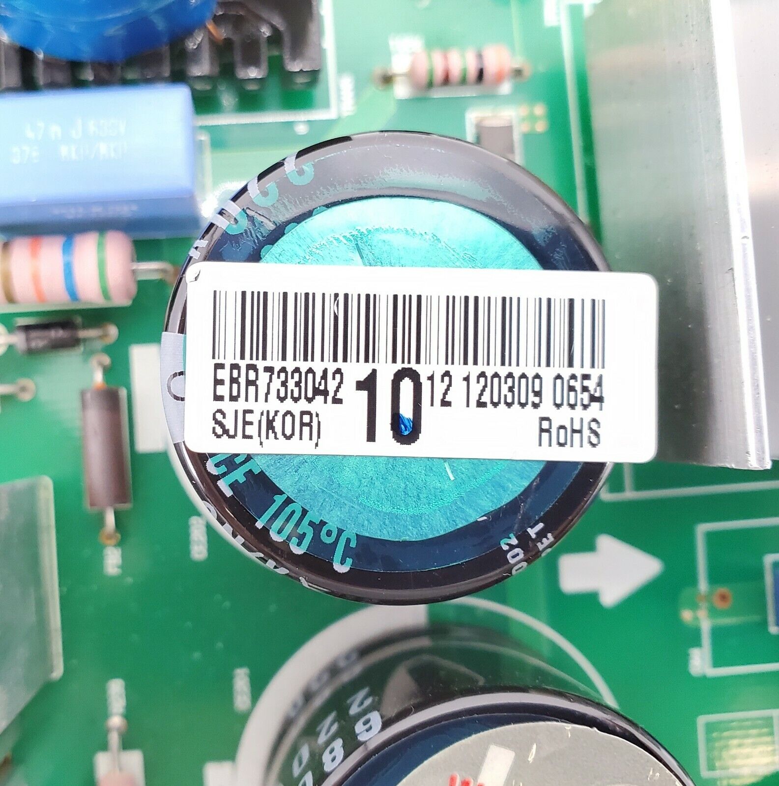 LG Refrigerator Control Board EBR73304210