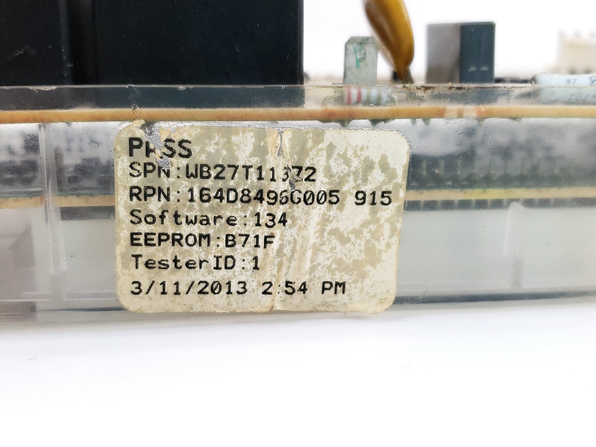 OEM  GE Range Control Board WB27T11372