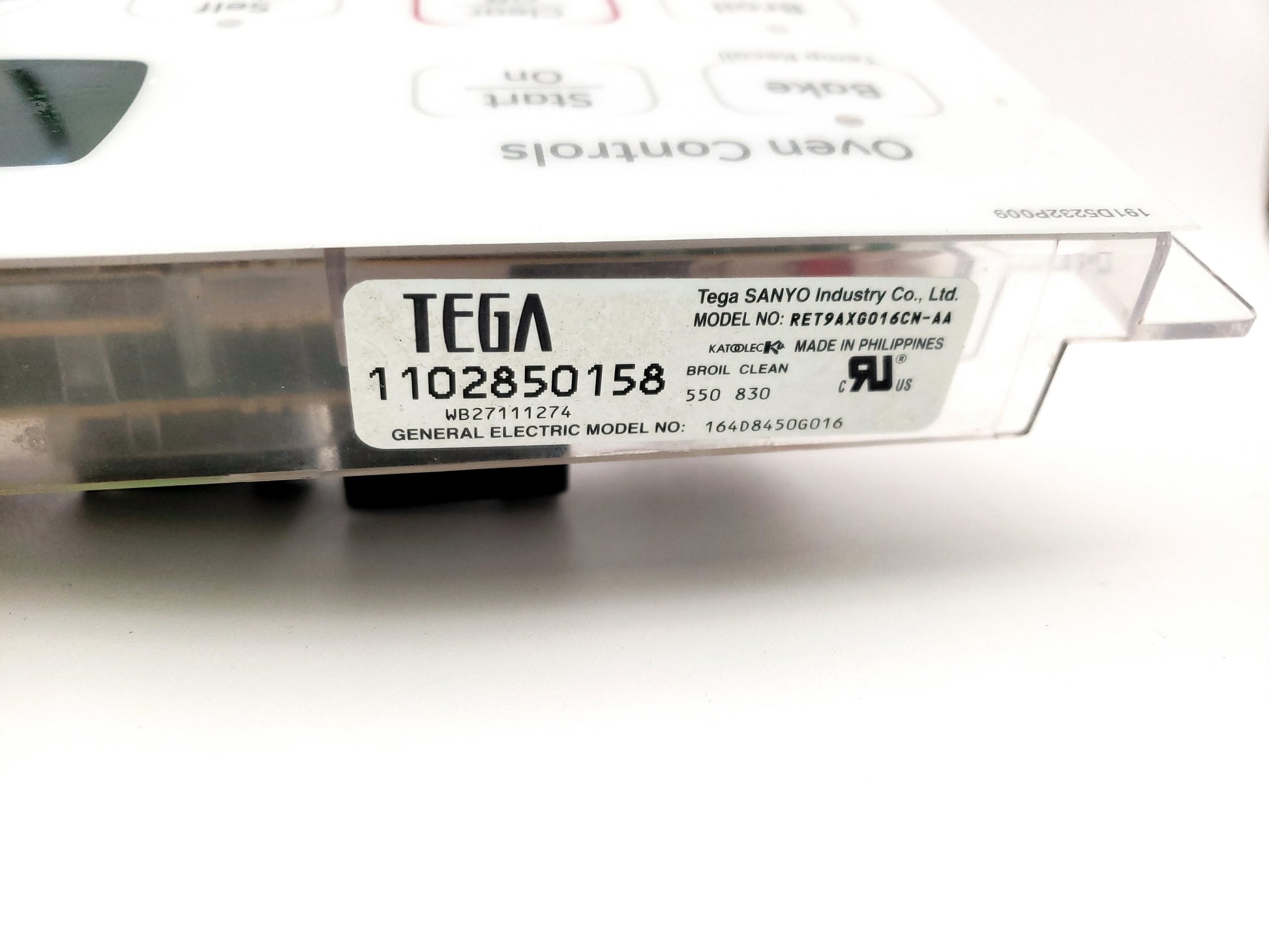 GE Range Control WB27111274
