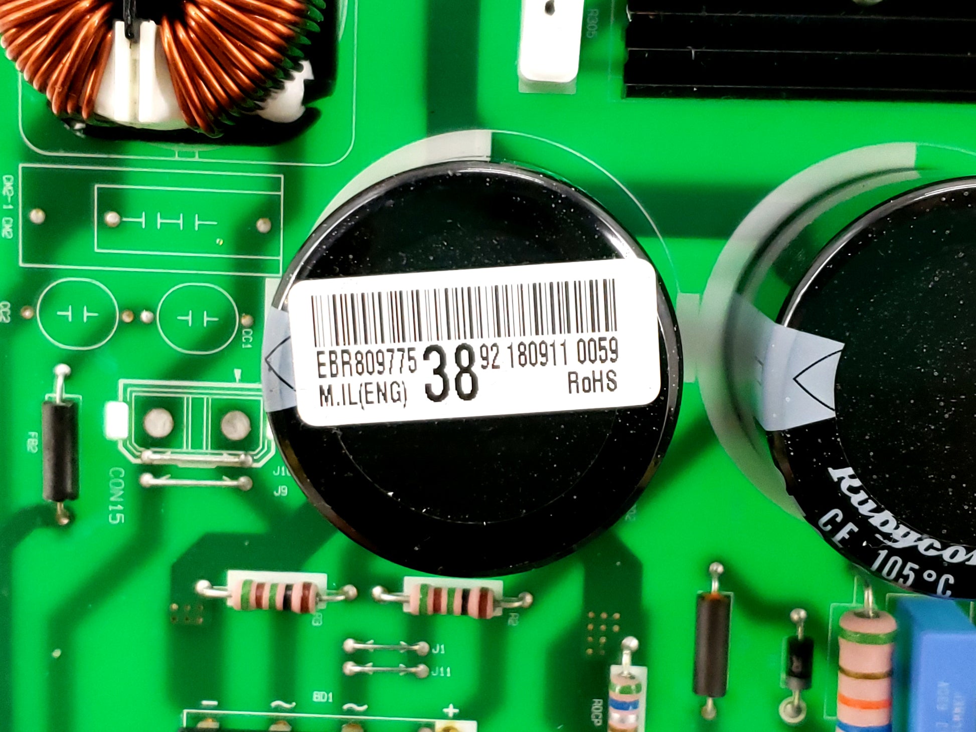 LG Refrigerator Control Board EBR80977538