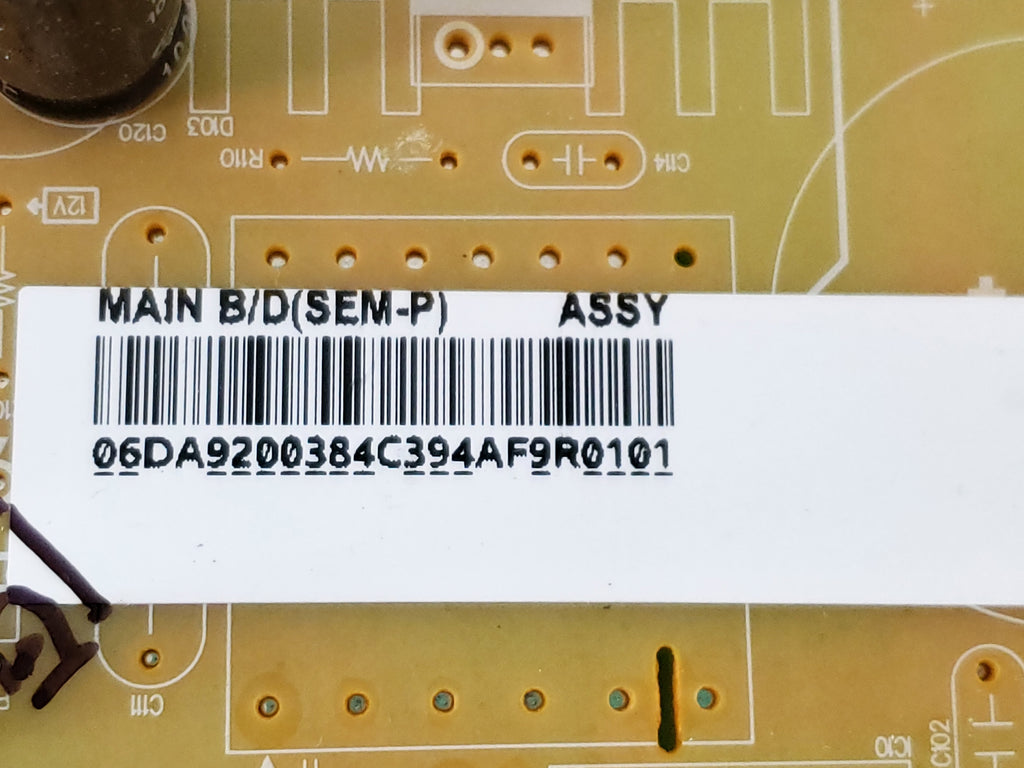 Samsung Refrigerator Control Board DA92-00384C