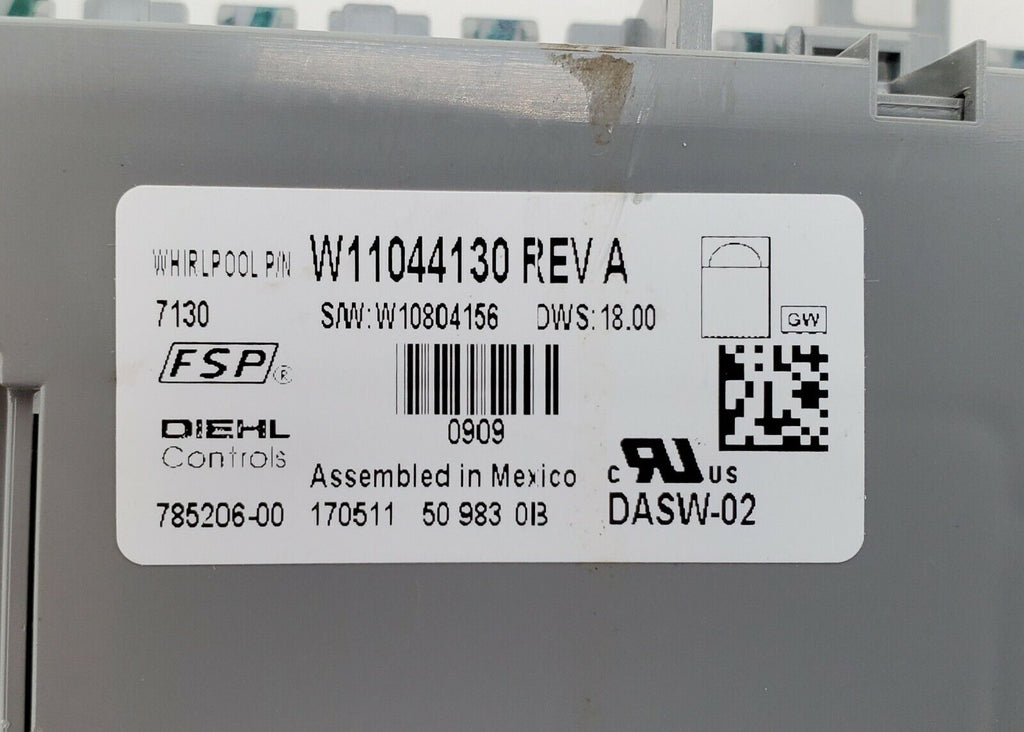 OEM  Amana Dishwasher Control  W11044130