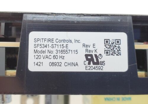 Frigidaire Range Control 316557115