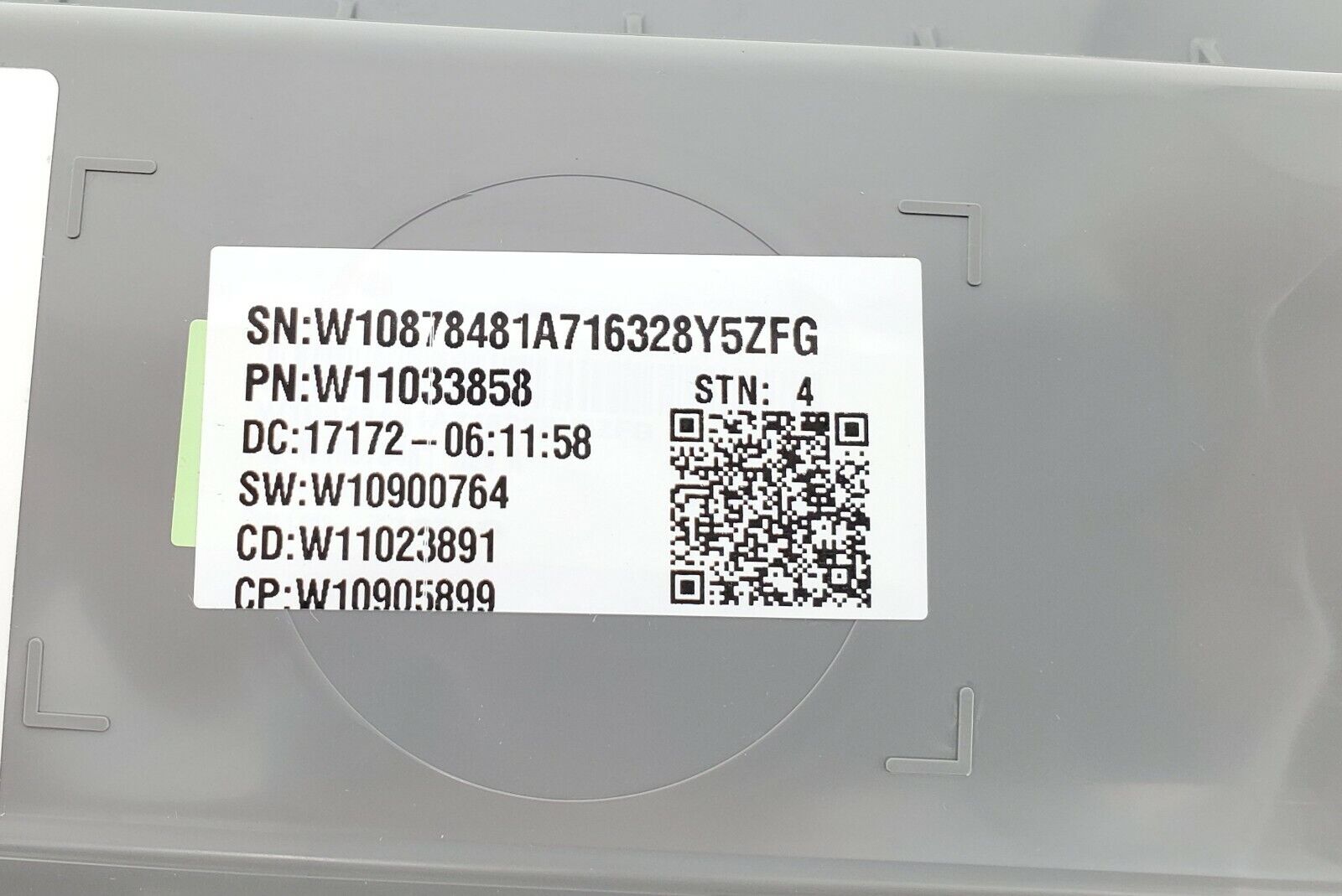 OEM  Maytag Washer Control W11033858
