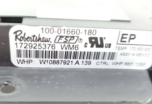 Whirlpool Range Control W10887921